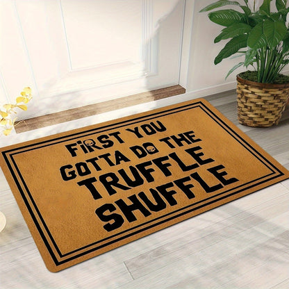 Truffle Shuffle Welcome Mat