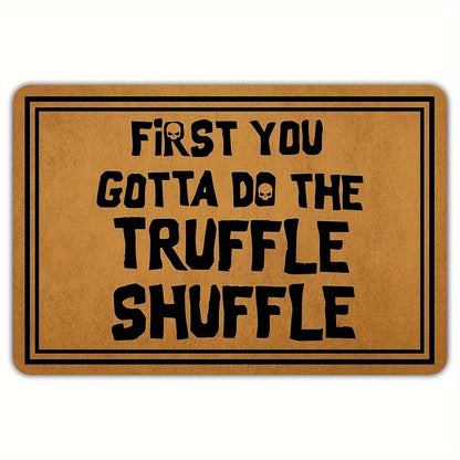 Truffle Shuffle Welcome Mat