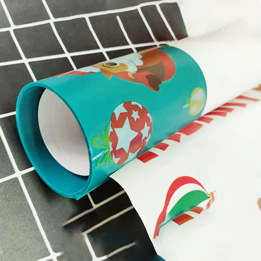 Christmas Cylinder Wrapping Paper Cutter